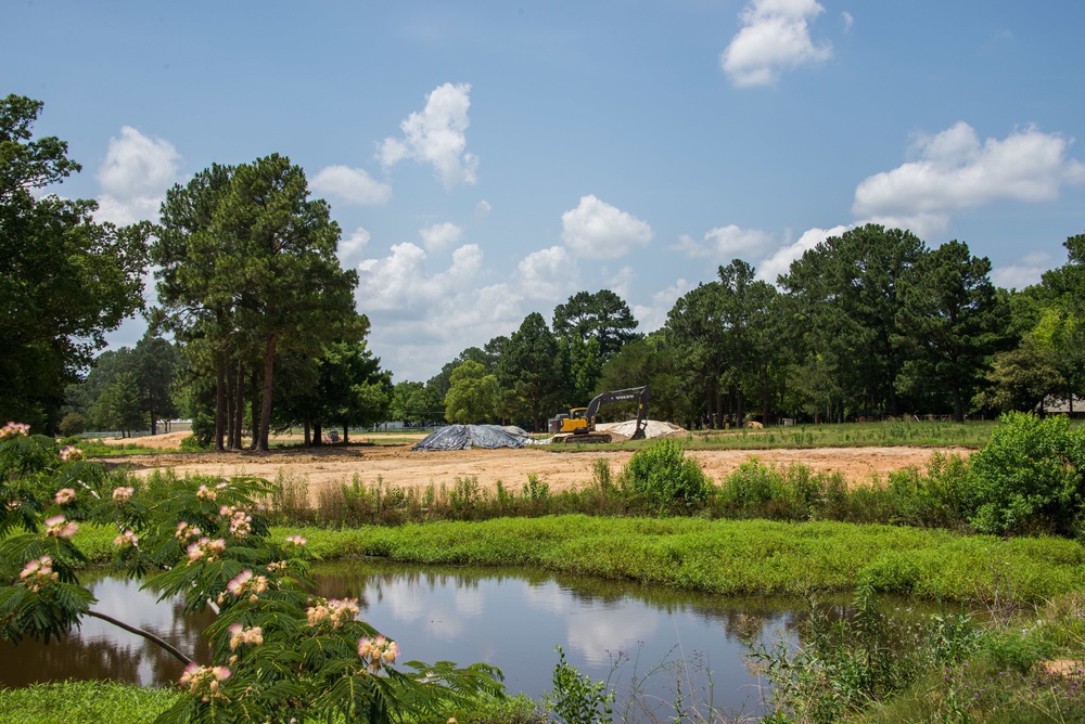 Soil replacement at Maxwell Golf Course