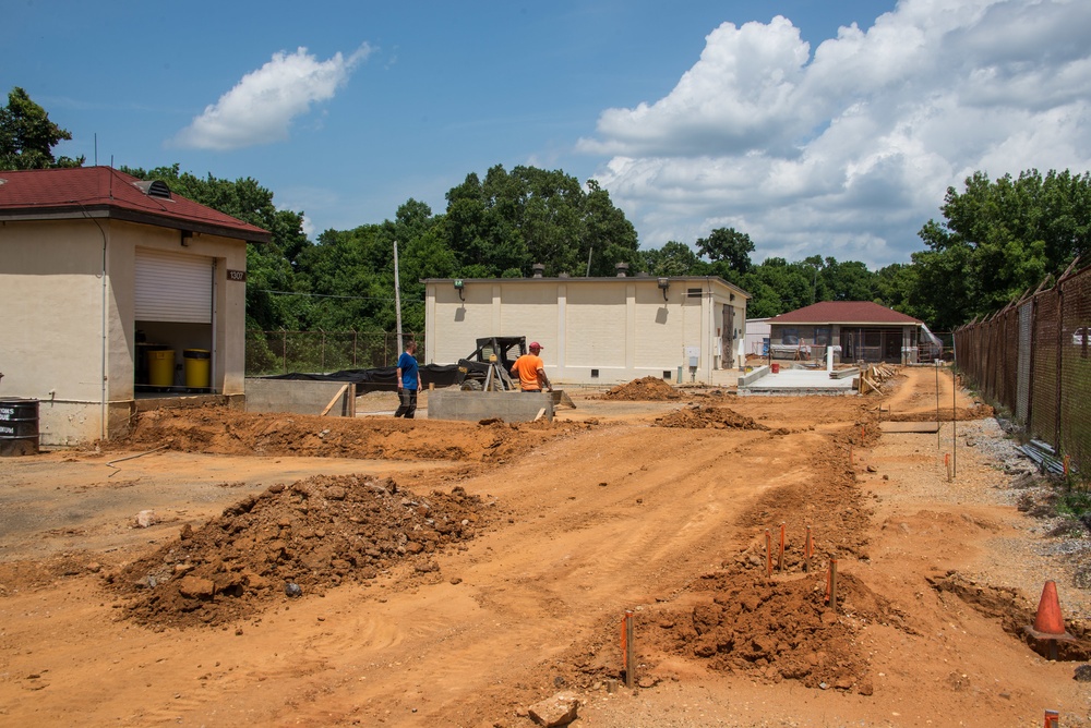 Progress Photos of on going Construction at Munitions Complex