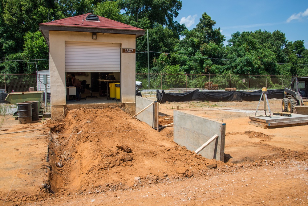 Progress Photos of on going Construction at Munitions Complex