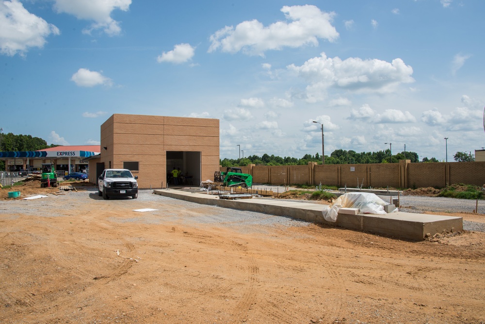 Progress Photos of on going Construction at the Shoppette on Maxwell