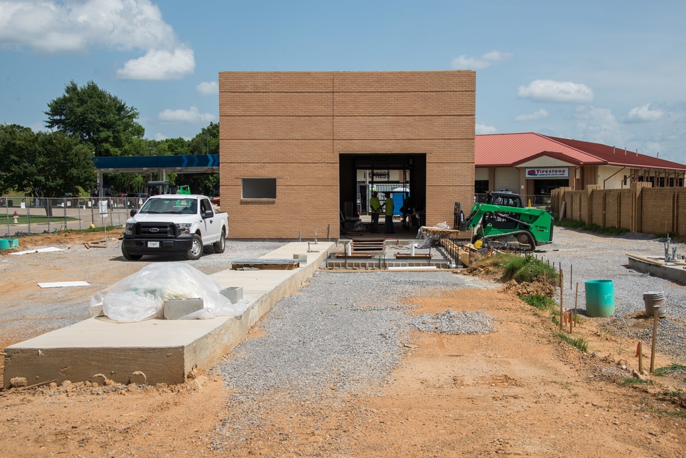 Progress Photos of on going Construction at the Shoppette on Maxwell