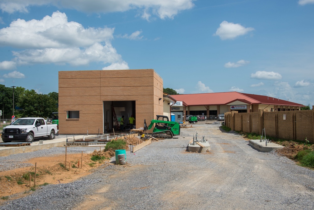 Progress Photos of on going Construction at the Shoppette on Maxwell