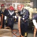 Sailors Prepare Fire Hose
