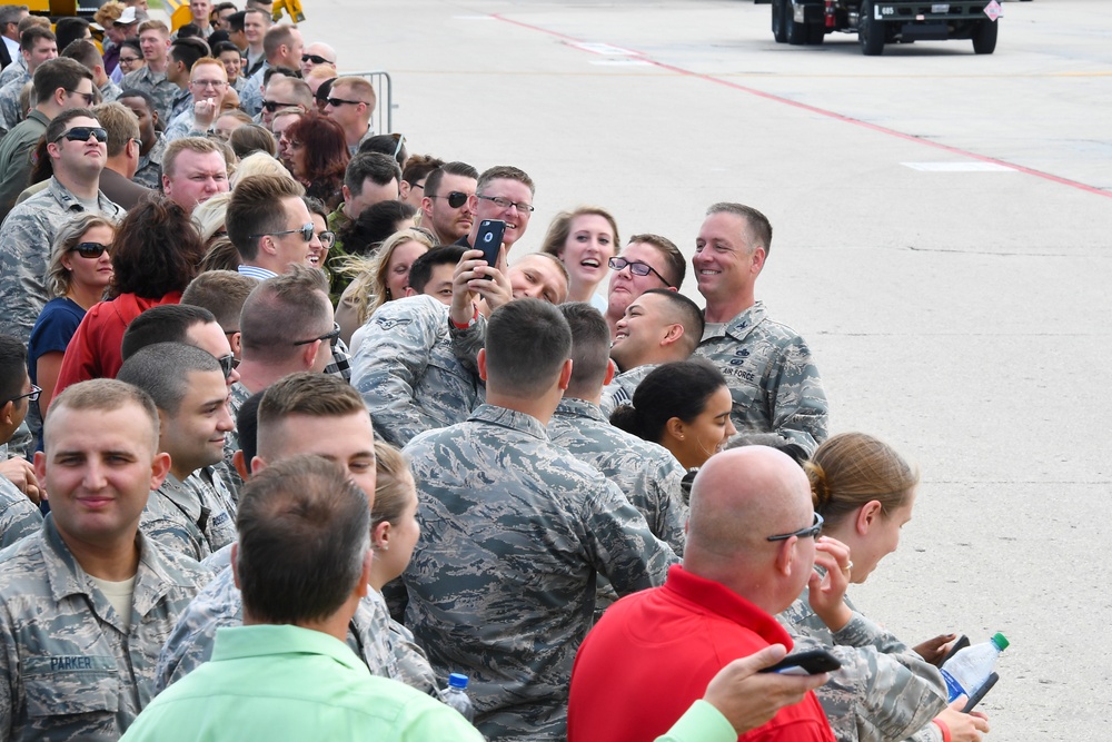 Vice president of the United States visits 319th Air Base Wing