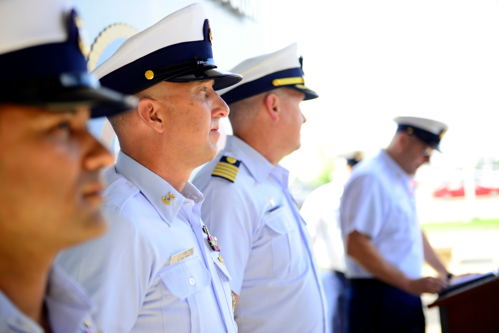 Sector Houston-Galveston Command Master Chief Change of Command Ceremony