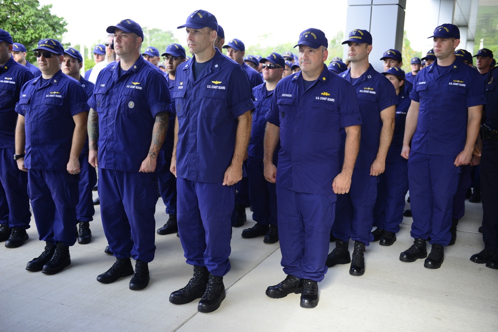 Sector Houston-Galveston Command Master Chief Change of Command Ceremony