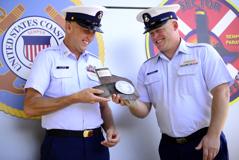 Sector Houston-Galveston Command Master Chief Change of Command Ceremony