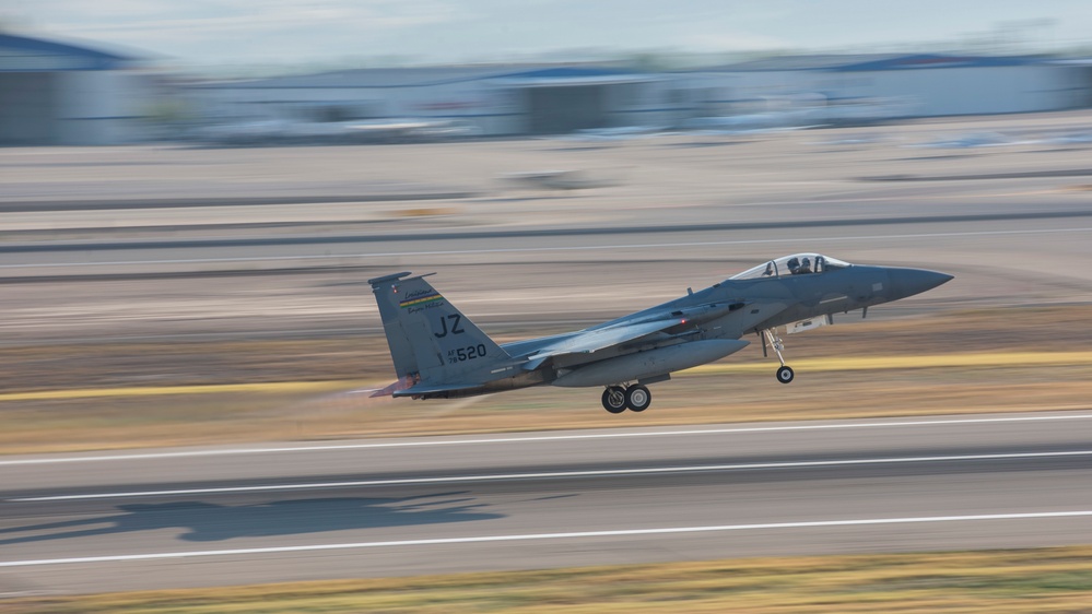 F-15Cs depart Gowen Field