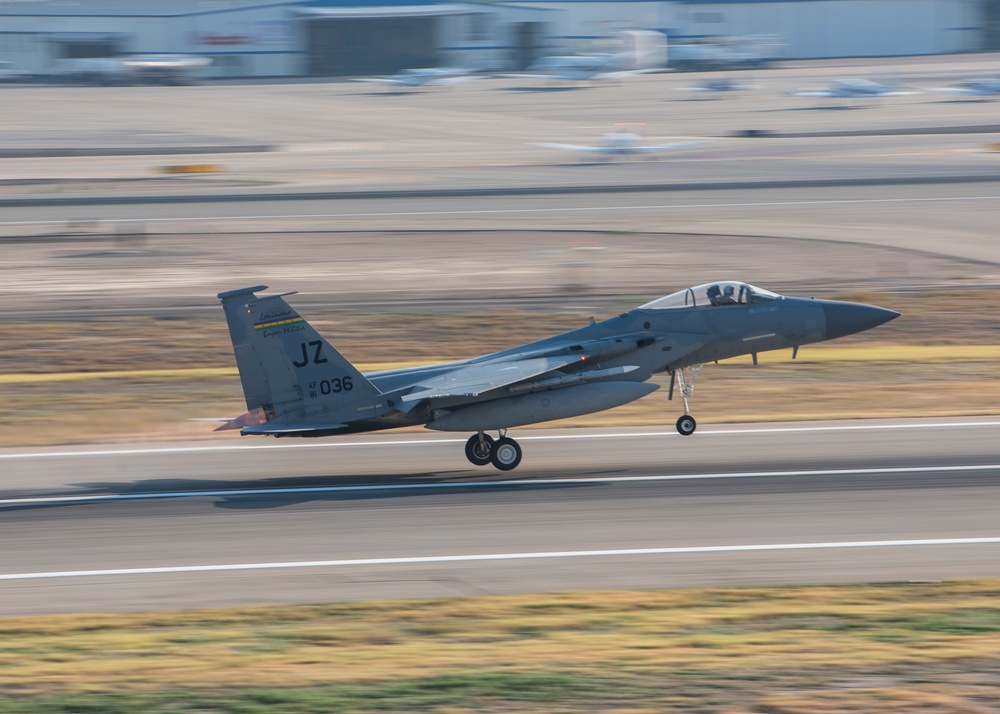 F-15Cs depart Gowen Field