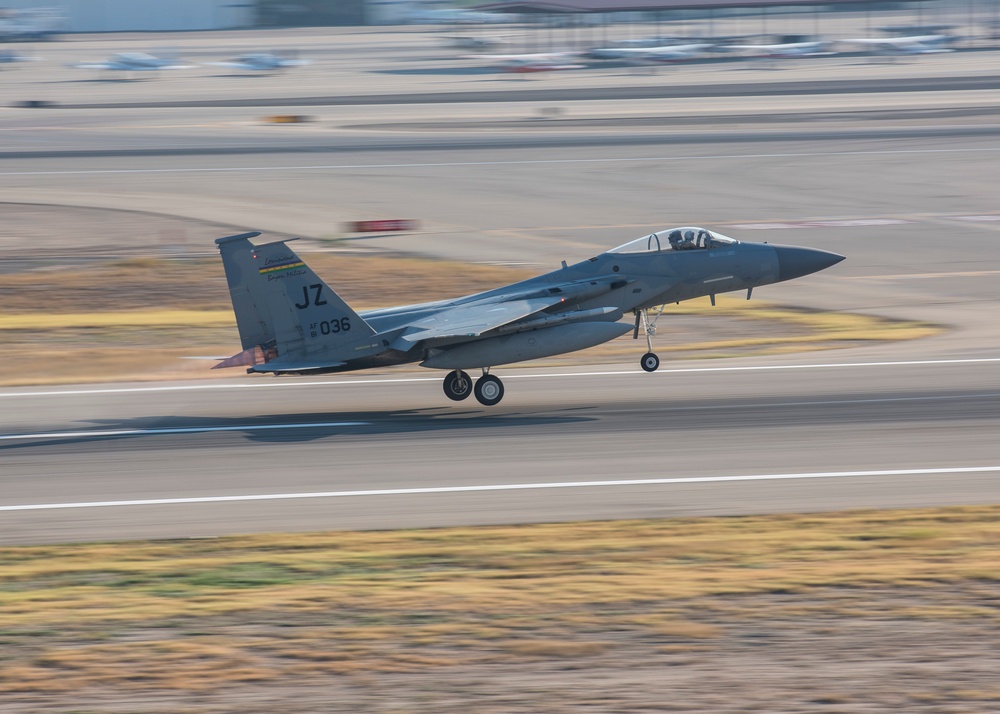 F-15Cs depart Gowen Field