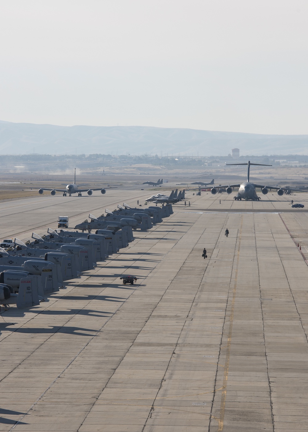 KC-135R takes off from Gowen Field