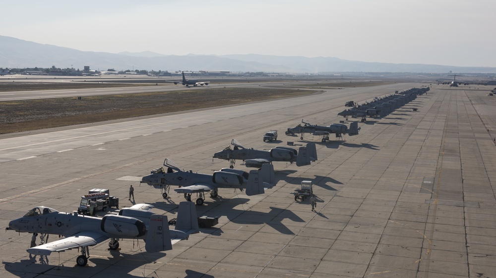 KC-135R takes off from Gowen Field