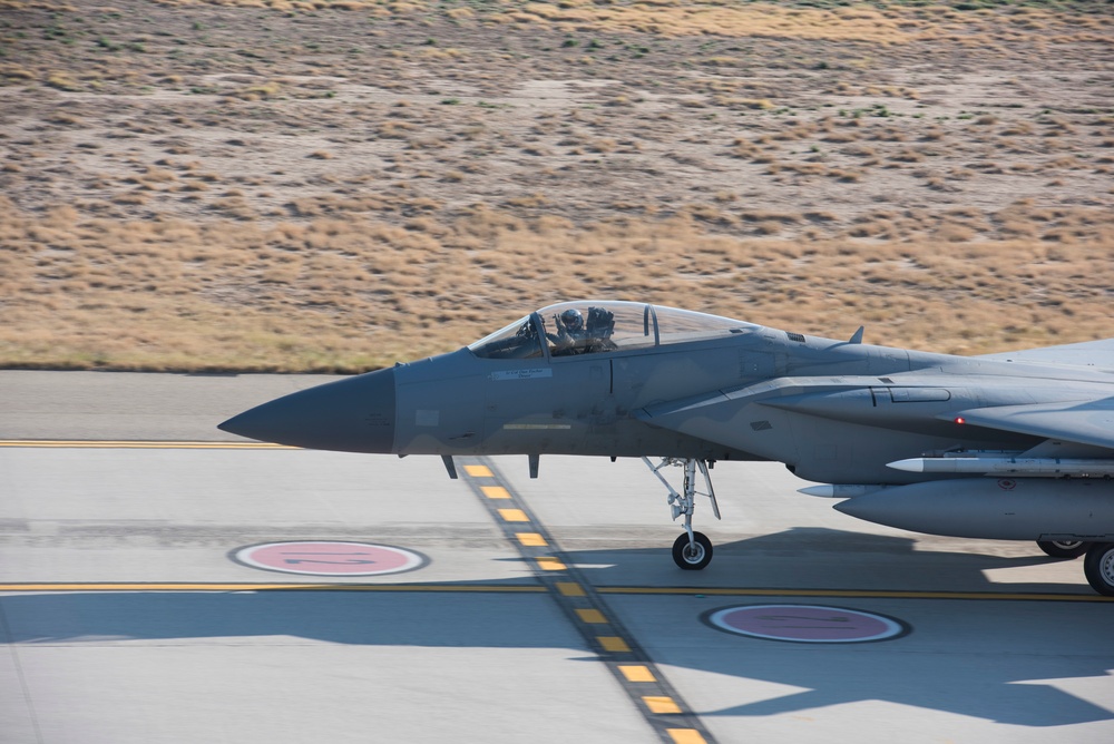 F-15Cs depart Gowen Field