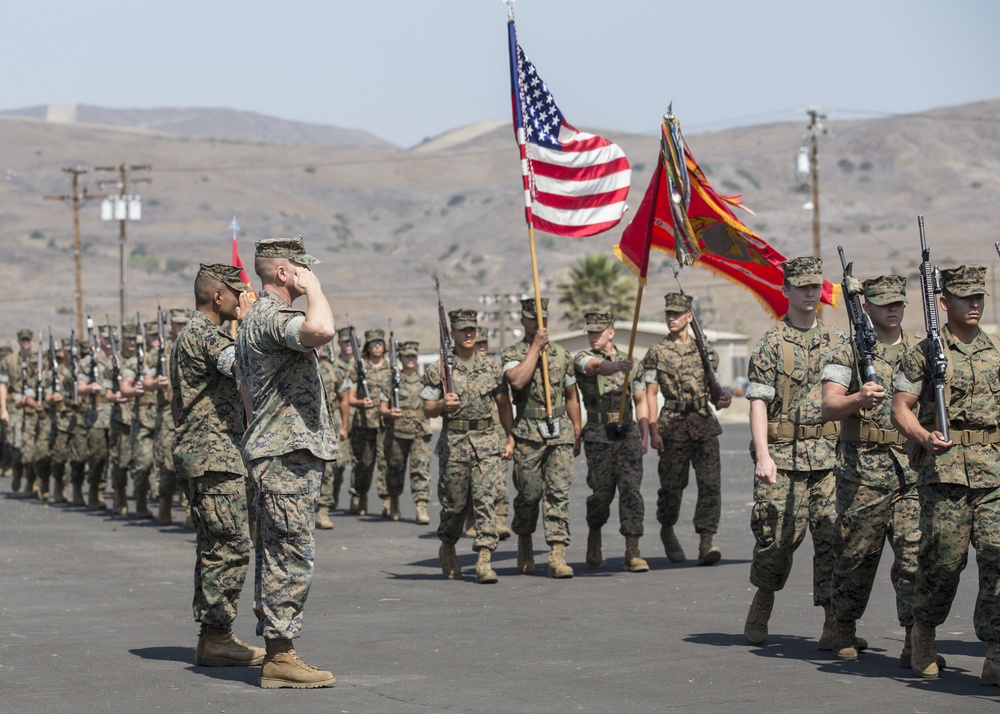 Headquarters Battalion, 1st Marine Division Change of Command