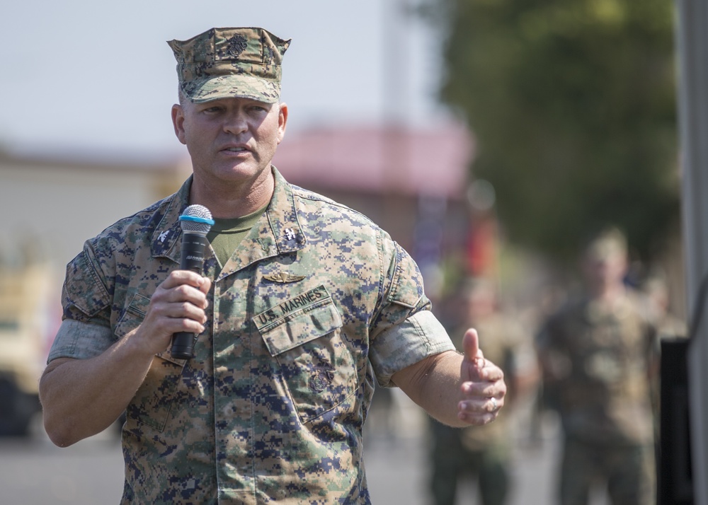 Headquarters Battalion, 1st Marine Division Change of Command