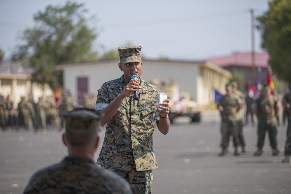 Headquarters Battalion, 1st Marine Division Change of Command