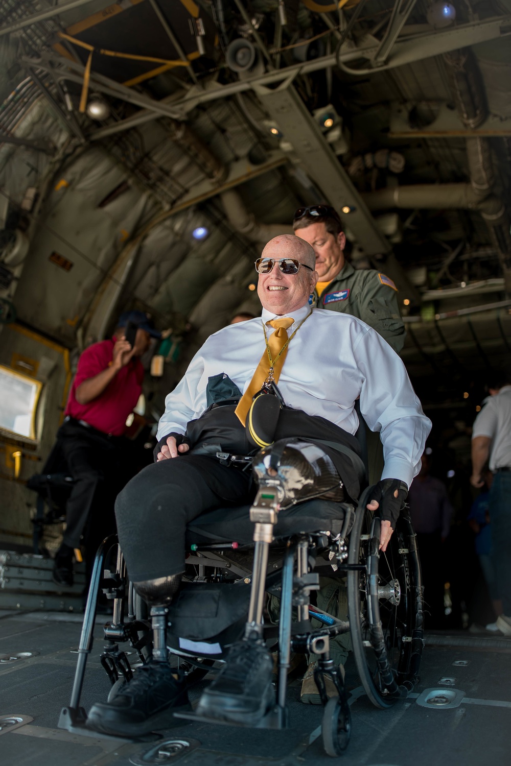 Educators tour the 139th Airlift Wing.