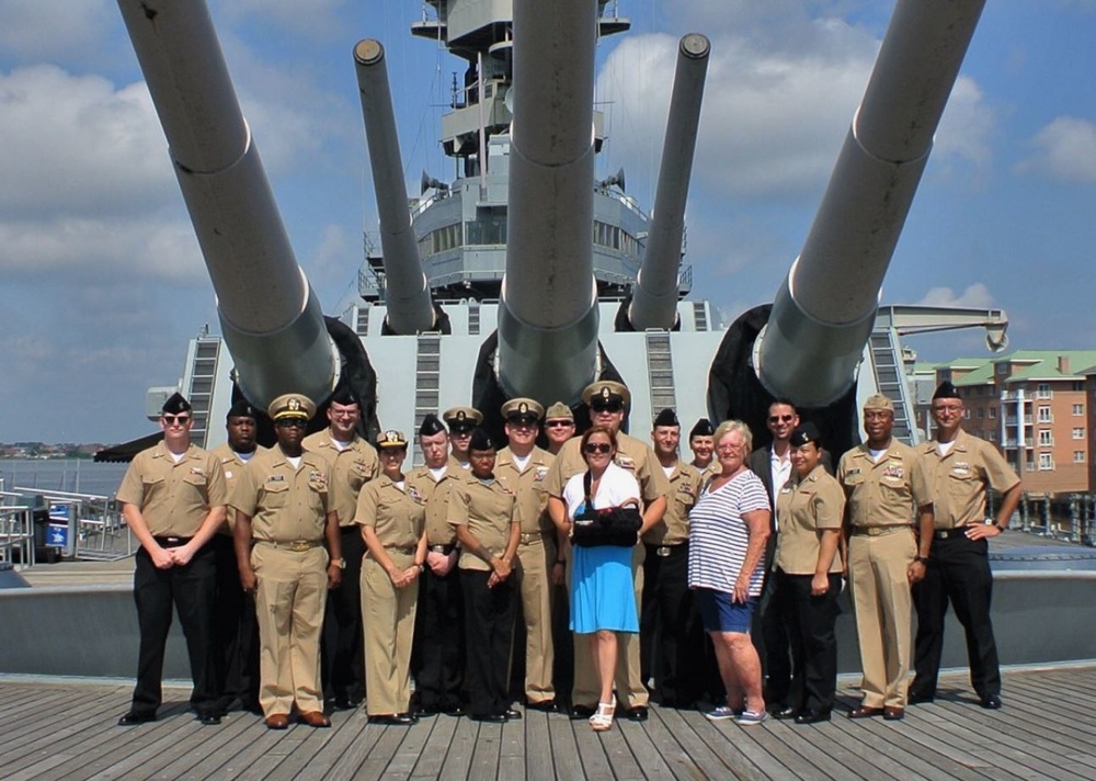 Group photo in-front of Turret #1