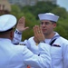 Re-enlisting aboard the USS Wisconsin