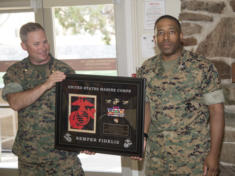 Colonels attend Hail and Farewell at MCLB Barstow