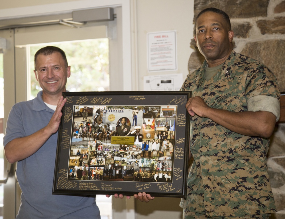 Colonels attend Hail and Farewell at MCLB Barstow