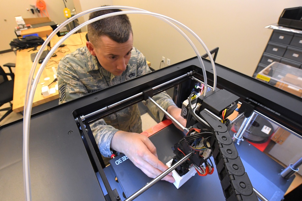 388th Maintenance Group eying future time, cost savings with 3-D printing
