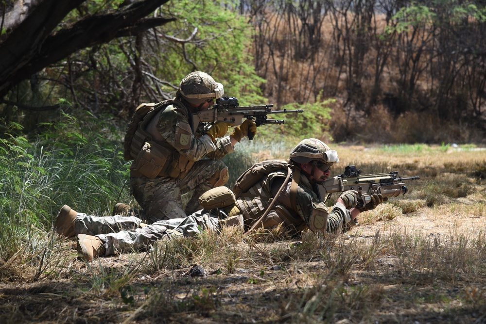 PMRF airfield raid exercise during RIMPAC