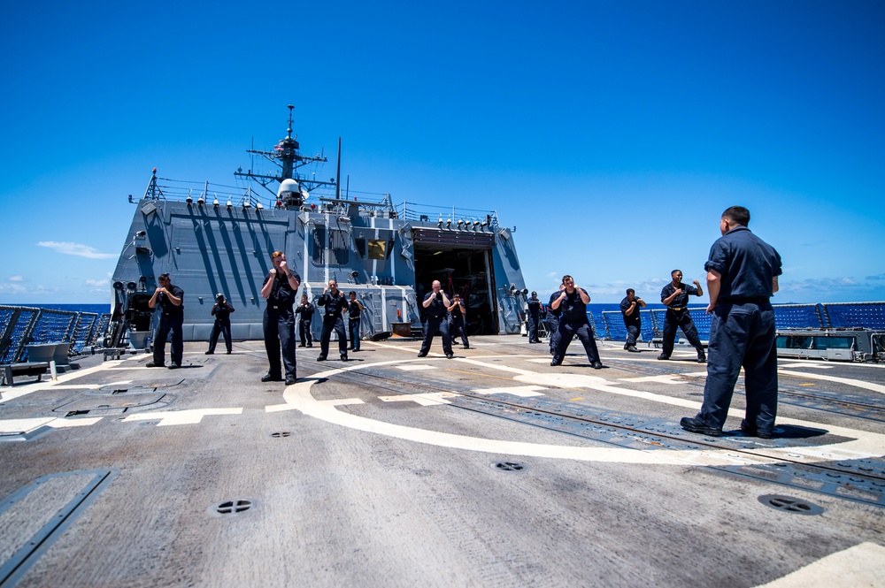 USS Dewey Security Reaction Force Training