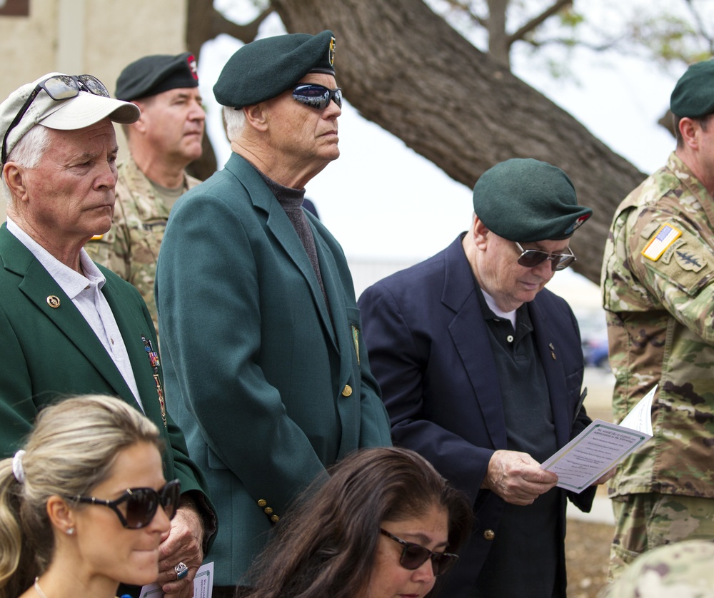 Special Forces Compound dedicated to fallen Green Beret