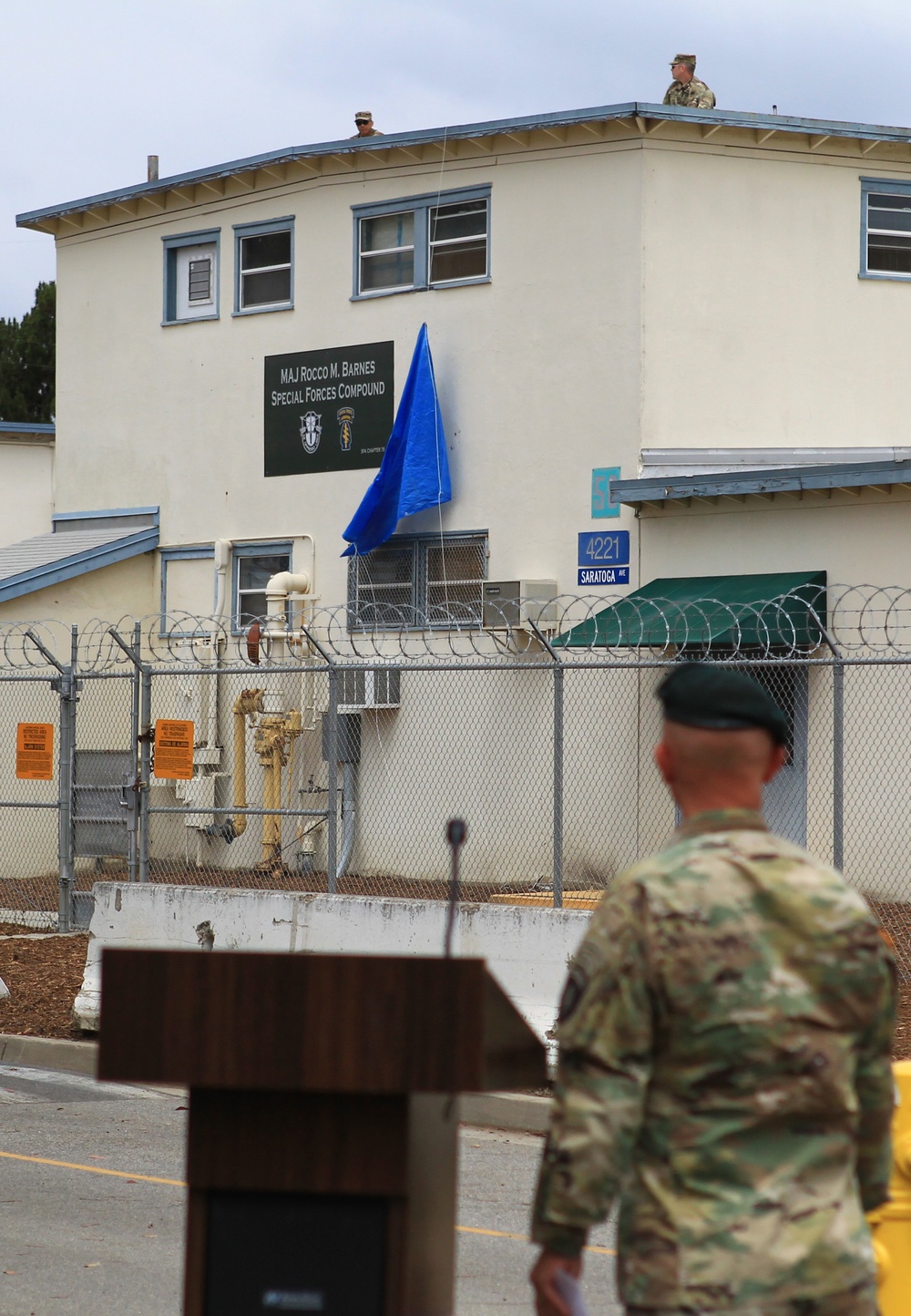 Special Forces Compound dedicated to fallen Green Beret