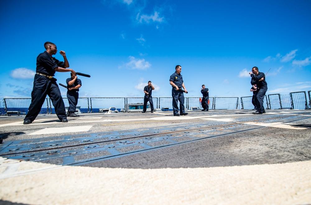 USS Dewey Security Reaction Force Training