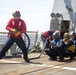 USS Preble (DDG 88) conducts routine operations at sea.