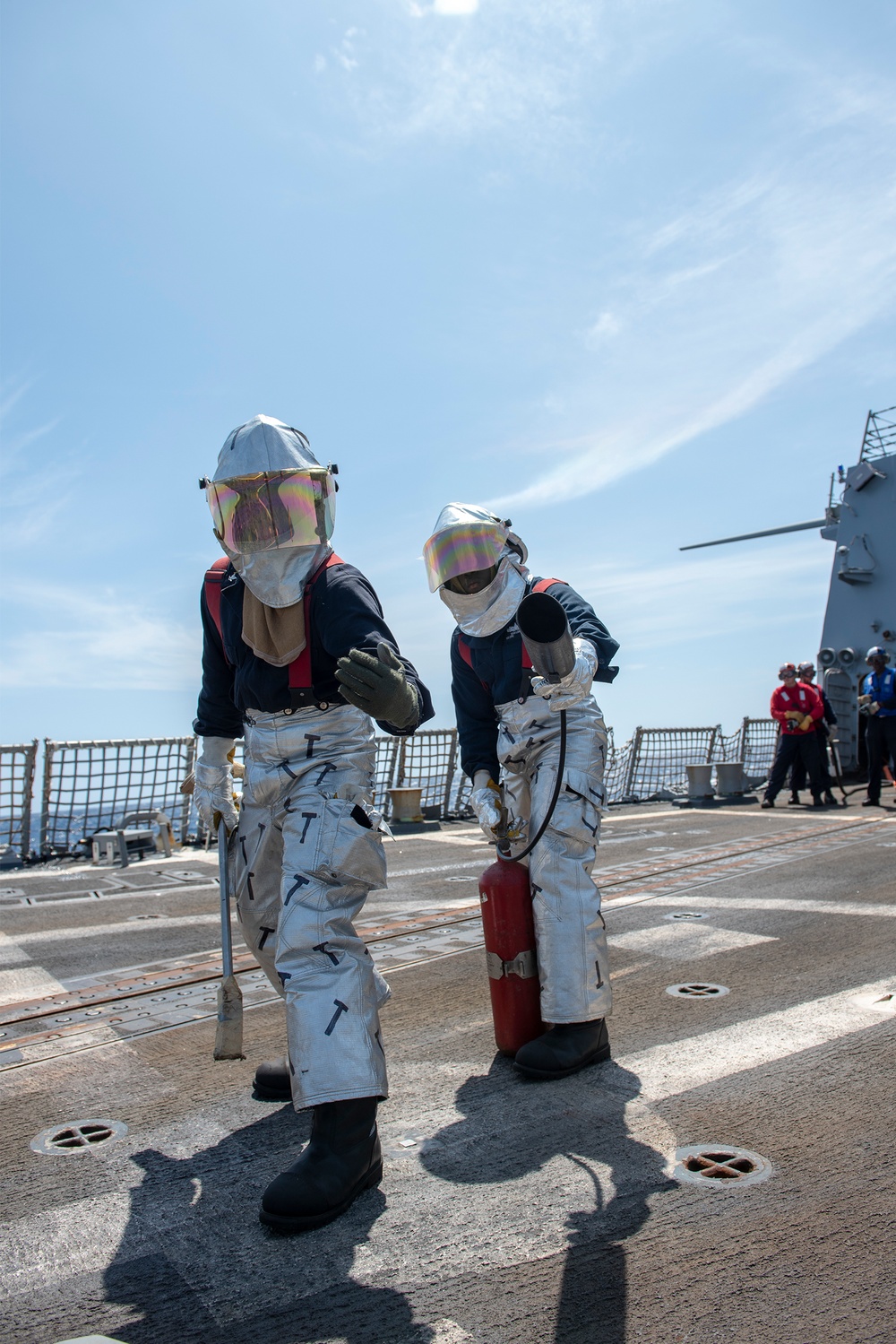 USS Preble at sea