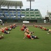 USA Women’s National Softball Team practice in Iwakuni City