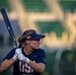 USA Women's National Softball Team practice in Iwakuni City