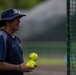 USA Women's National Softball Team practice in Iwakuni City