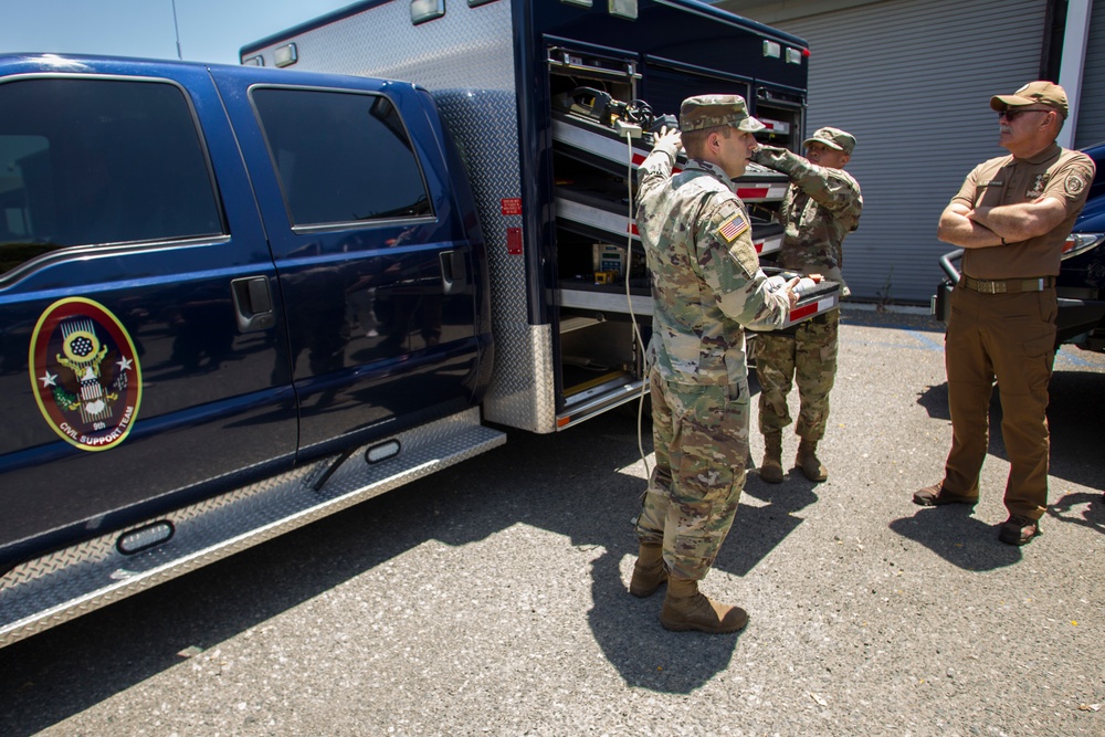 Ukrainian military and internal affairs leaders visit JFTB