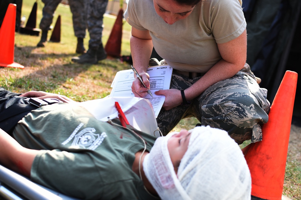 Joint exercise hones medical skills