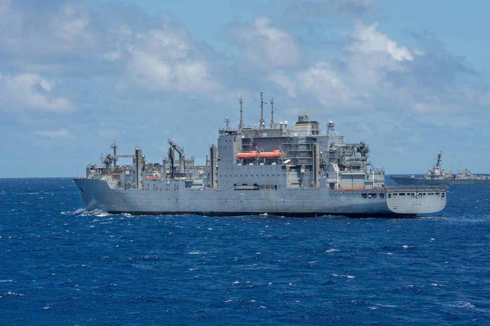 Ships participate in photo exercise during RIMPAC 2018