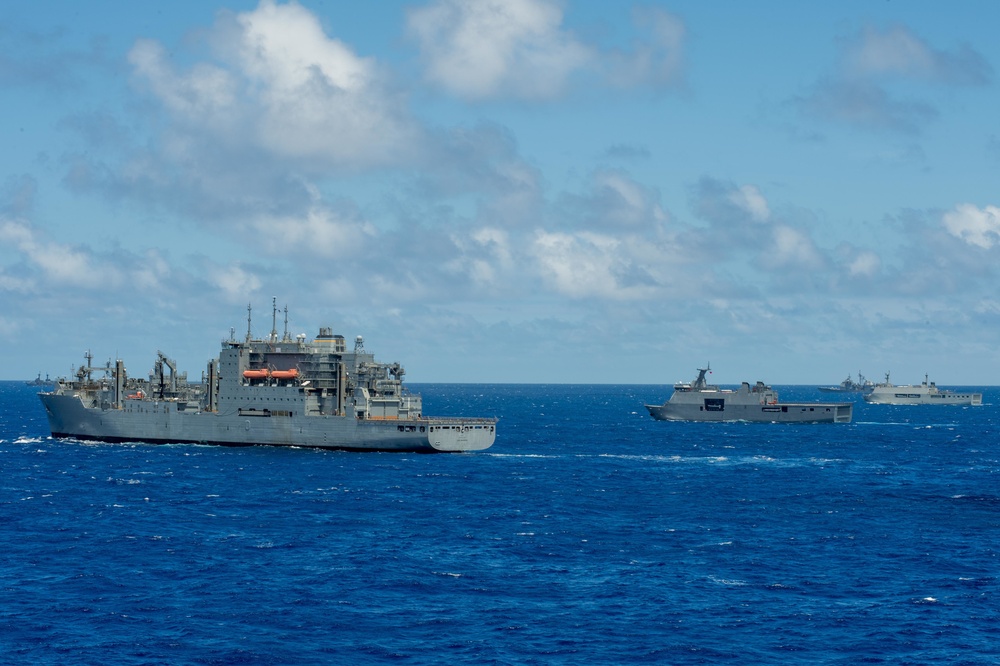 Multinational fleet conducts photo exercise for RIMPAC 2018