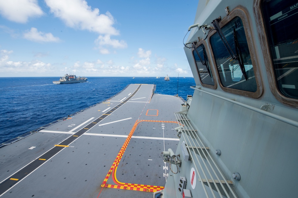 Multinational fleet participates in photo exercise during RIMPAC 2018