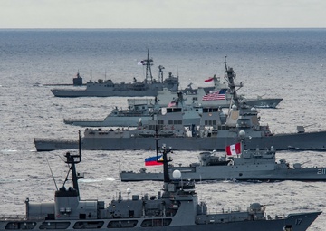 International fleet conducts RIMPAC 2018 photo exercise