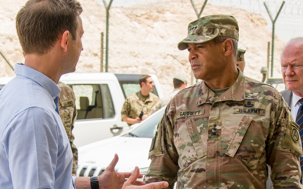 U.S. Army Lt. Gen. Michael X. Garrett visits new Facilities in Oman