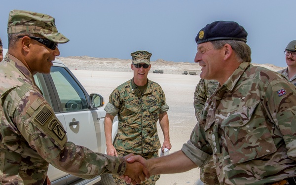 U.S. Army Lt. Gen. Michael X. Garrett visits new Facilities in Oman