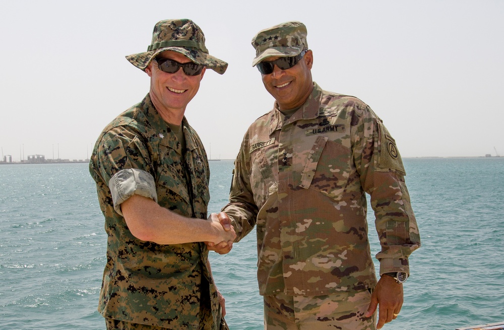 U.S. Army Lt. Gen. Michael X. Garrett visits new Facilities in Oman