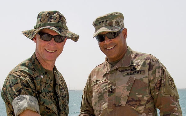 U.S. Army Lt. Gen. Michael X. Garrett visits new Facilities in Oman