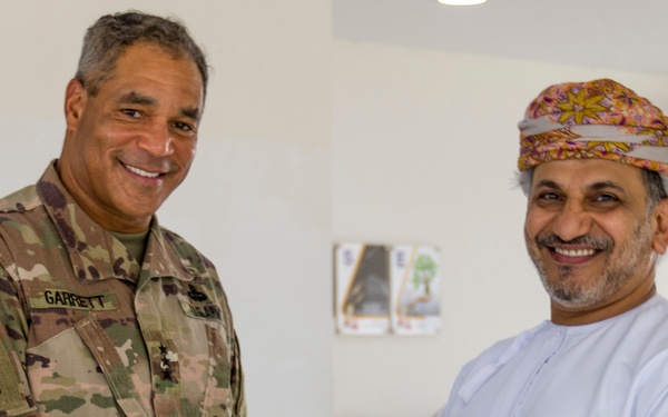 U.S. Army Lt. Gen. Michael X. Garrett visits new Facilities in Oman