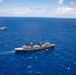 HMAS Success sails with partner nations during RIMPAC