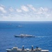 HMAS Success sails with partner nations during RIMPAC