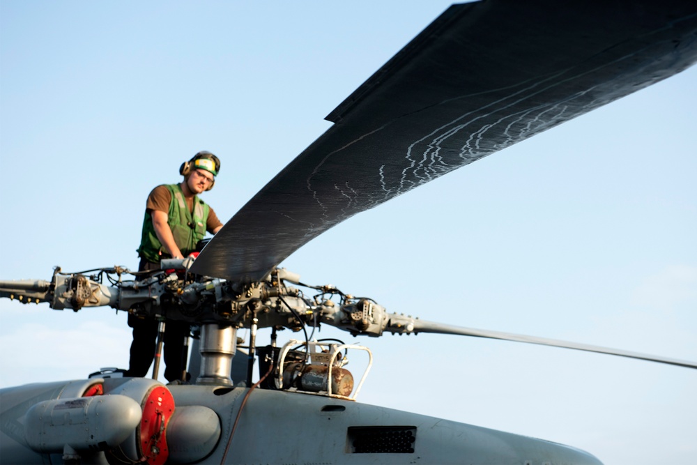 USS Preble at Sea